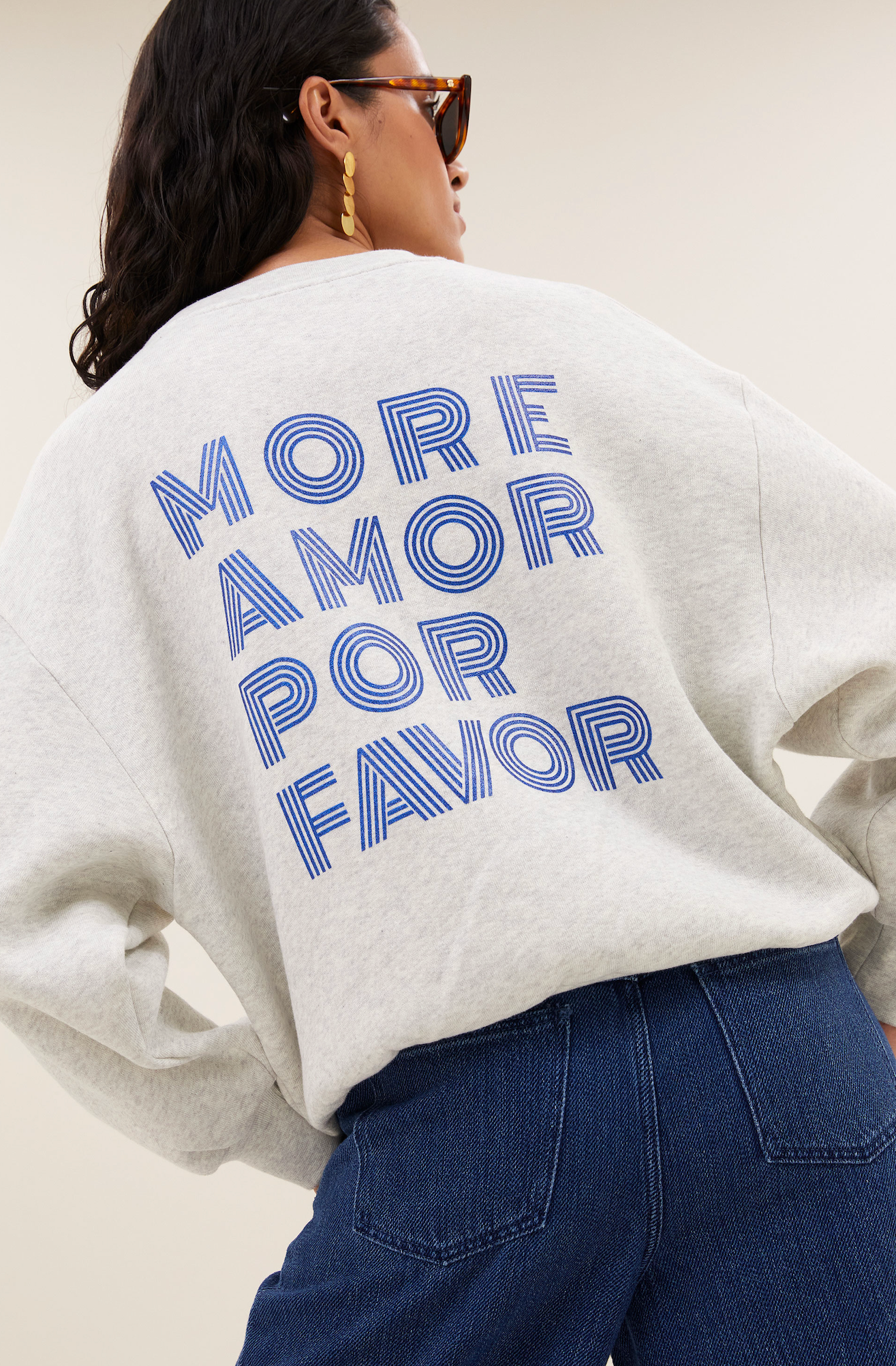 Lili Amor Sweater Grey Mel