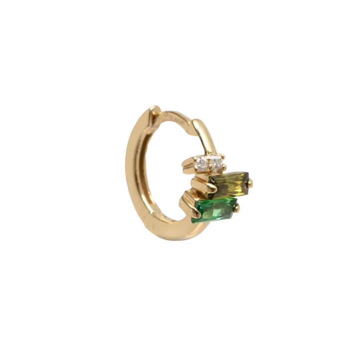 Jeanne Oorbel Double Gem