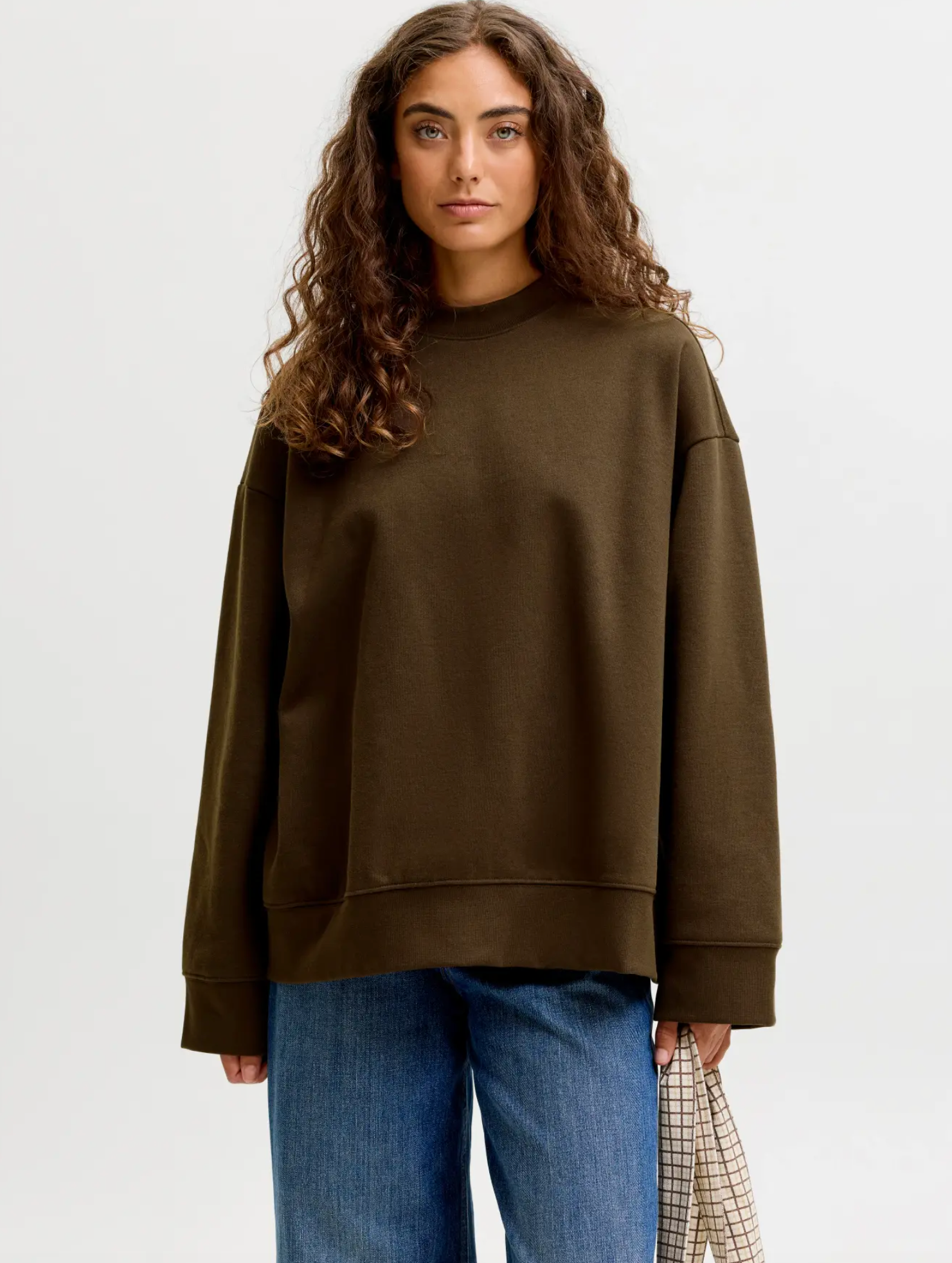 Sophia Boxy Sweater Demitasse