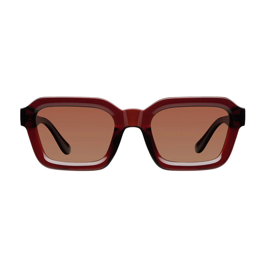 Nayah Zonnebril Maroon Brown