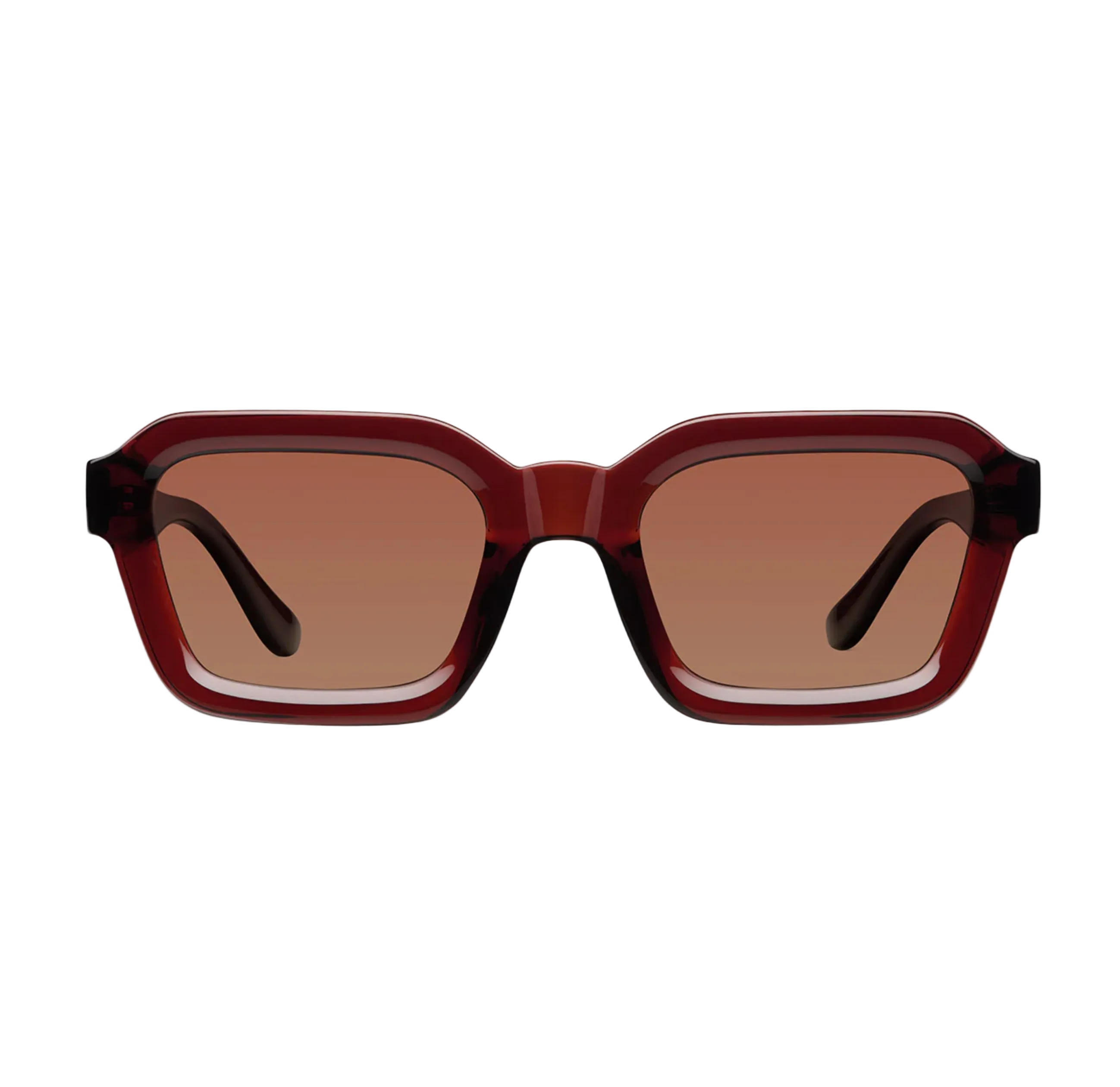 Nayah Zonnebril Maroon Brown