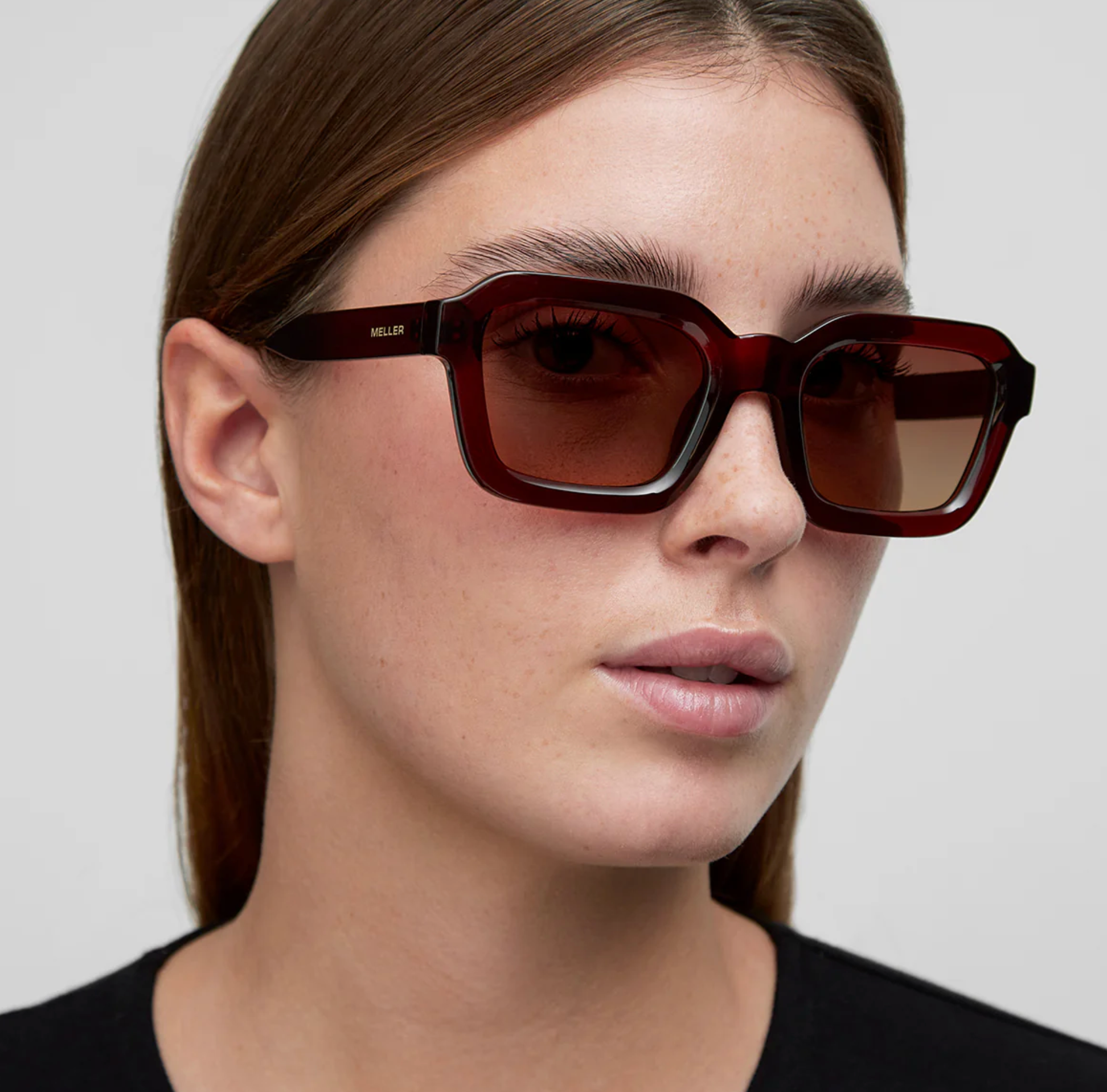 Nayah Zonnebril Maroon Brown