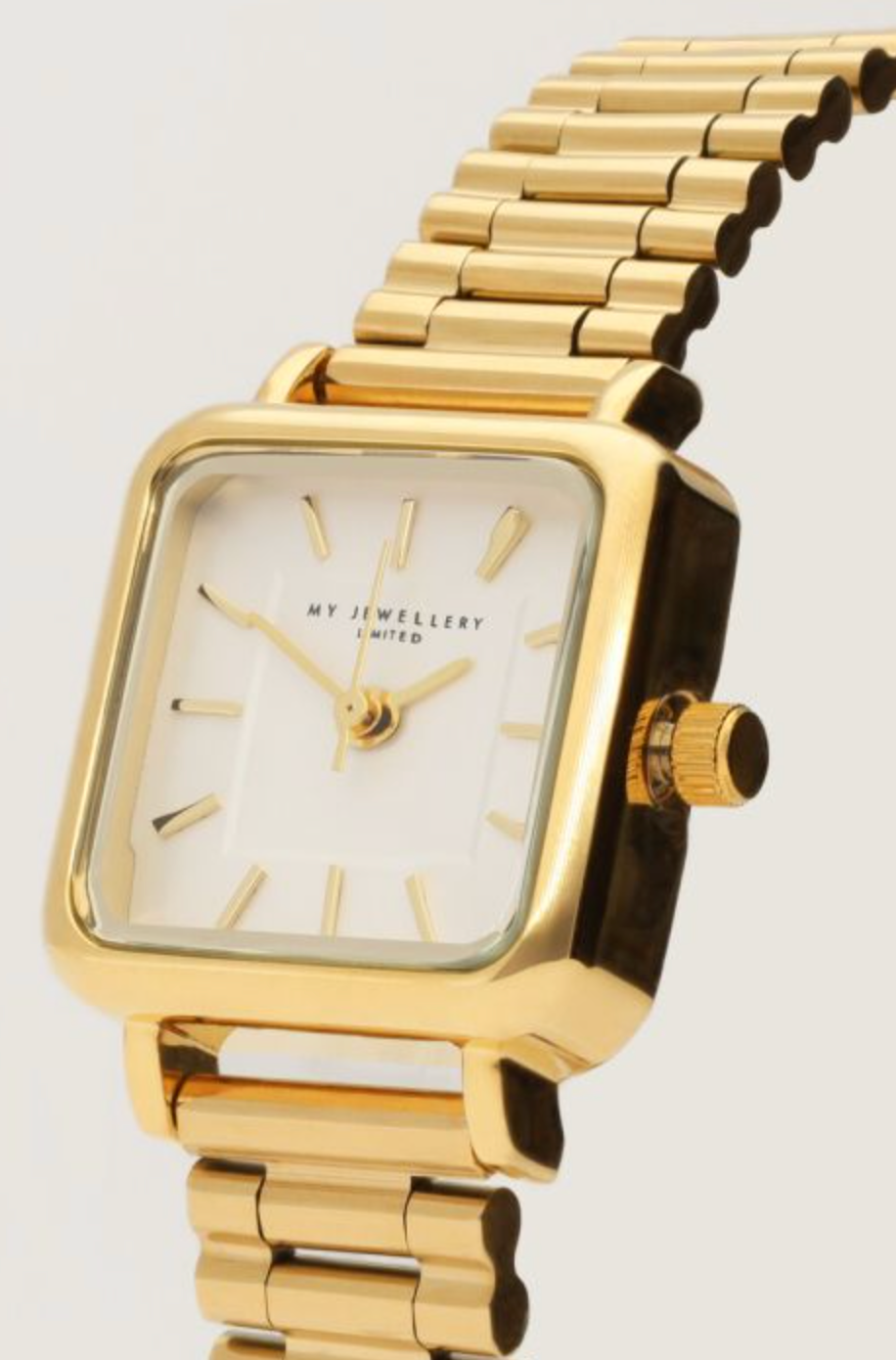 Vintage Vierkant Horloge