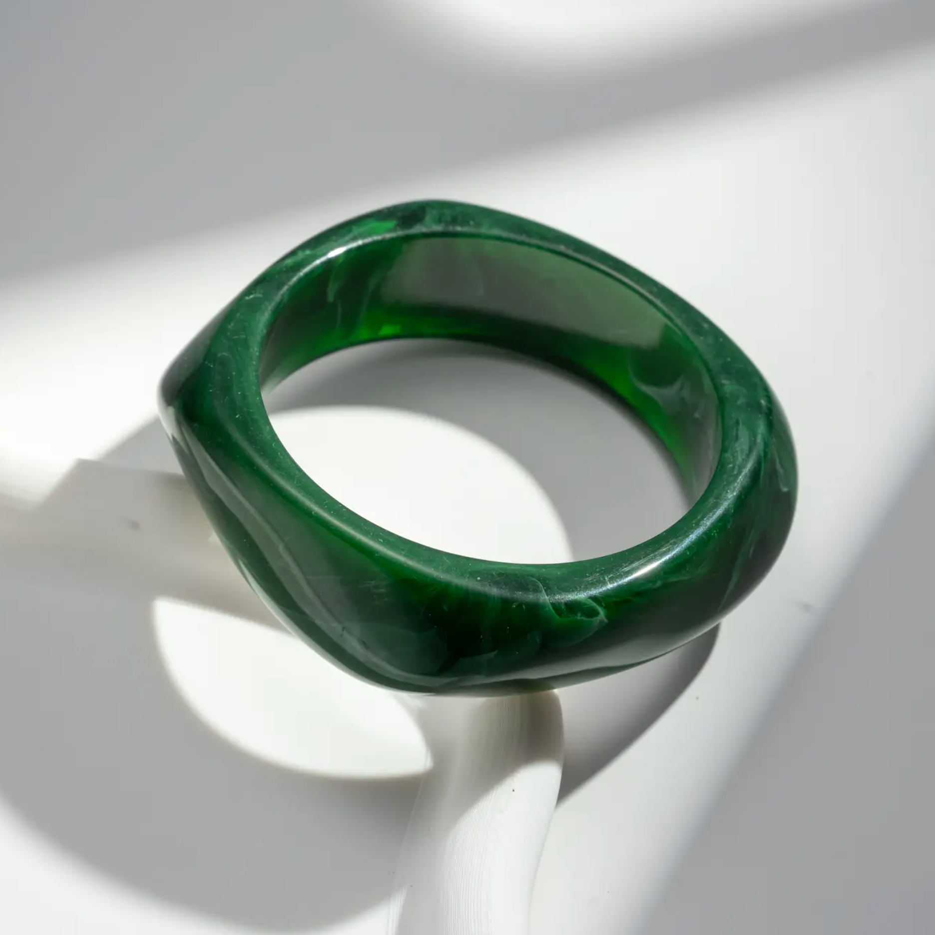 Bangle Green Marble