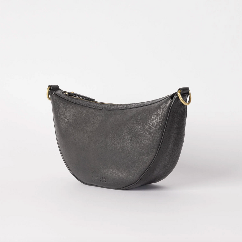 Leo Crossbody Black Soft Grain Leather