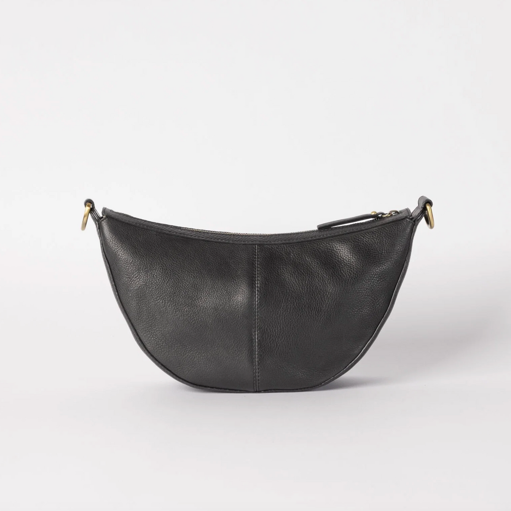 Leo Crossbody Black Soft Grain Leather