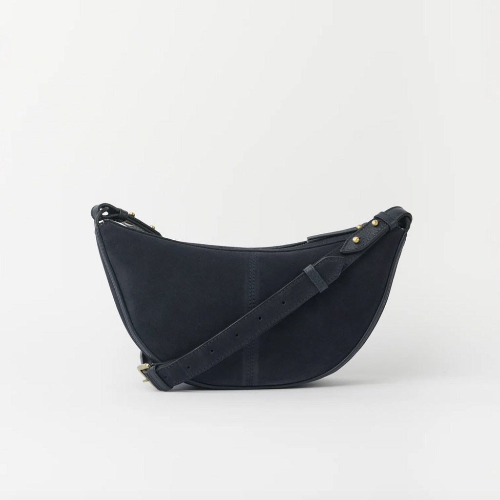 Leo Crossbody Universe Blue Suède Classic Leather