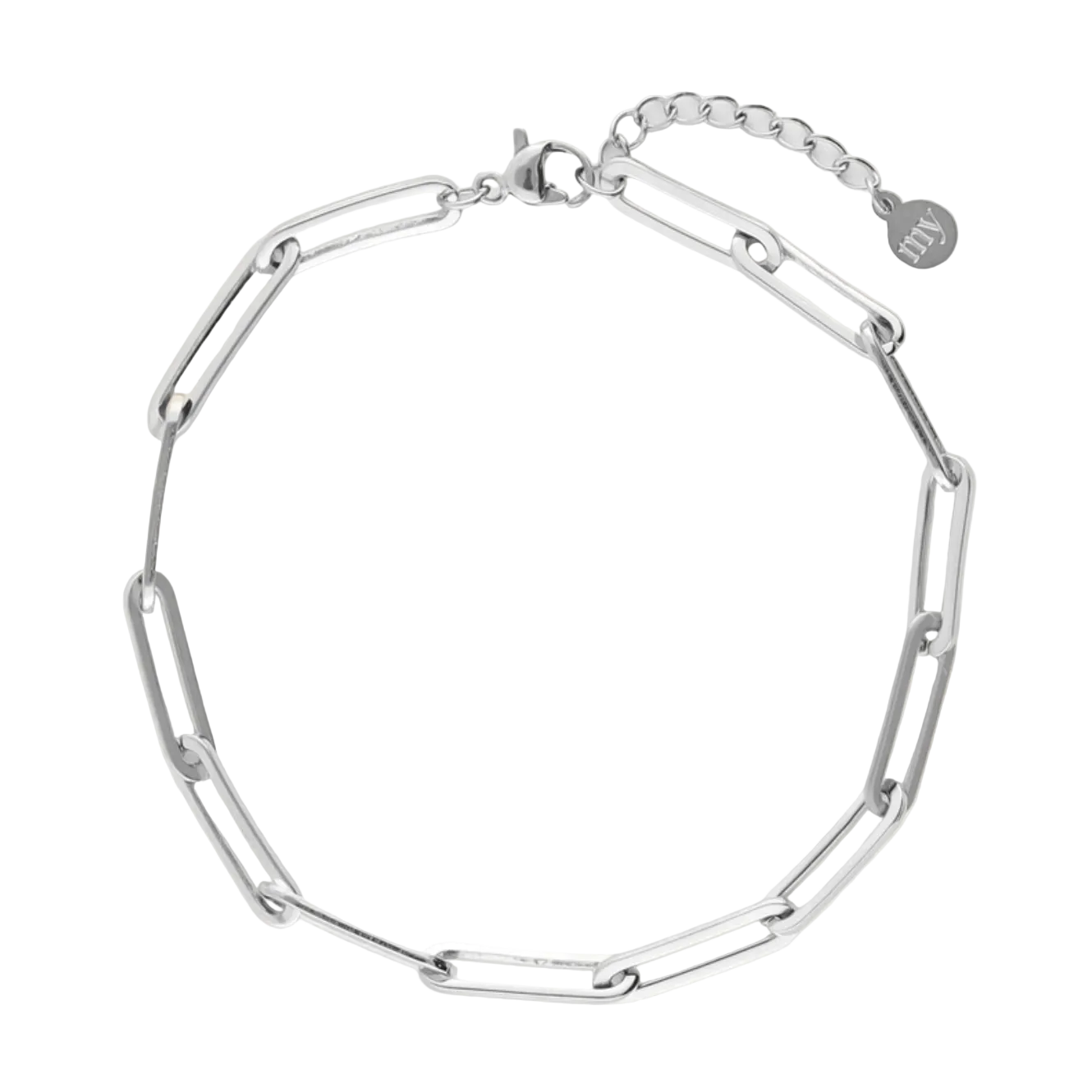 Schakelarmband Zilver