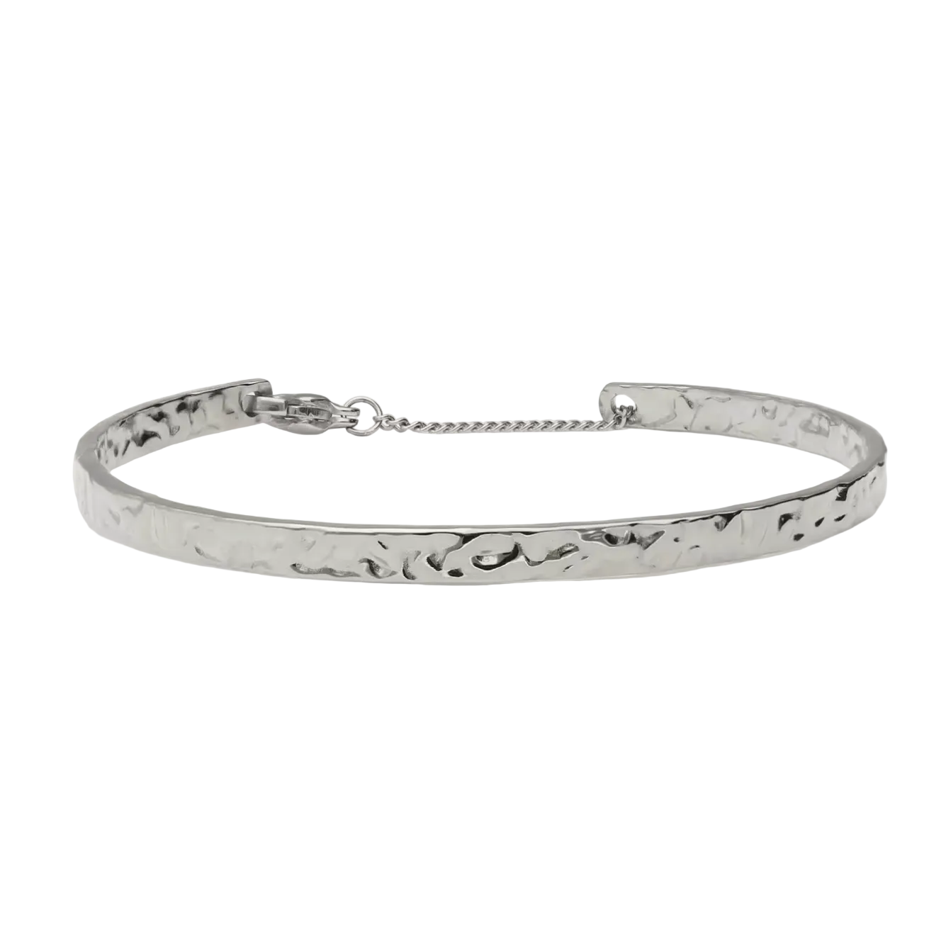 Vintage Hammered Armband Zilver