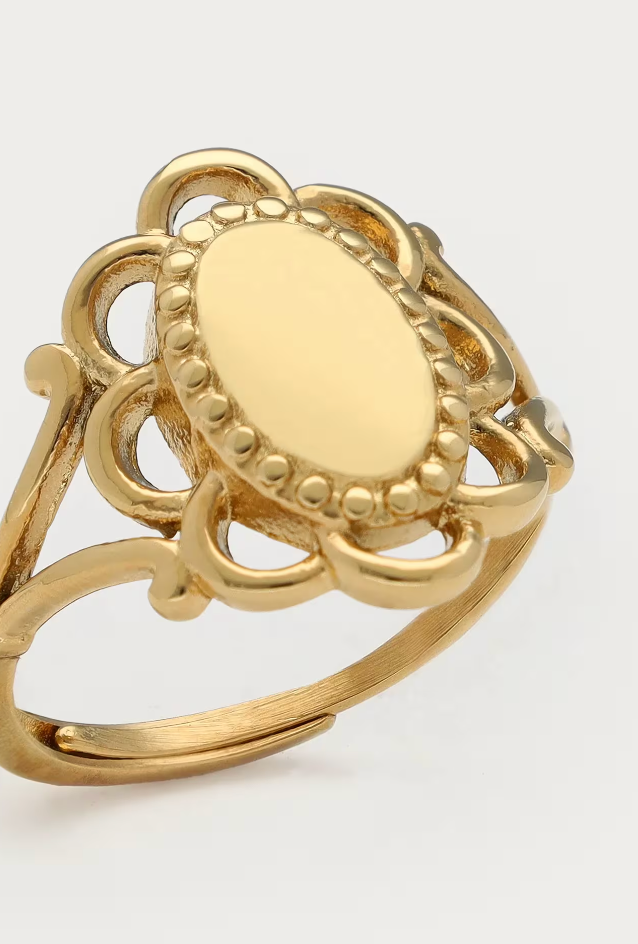 Vintage Signet Ring Goud