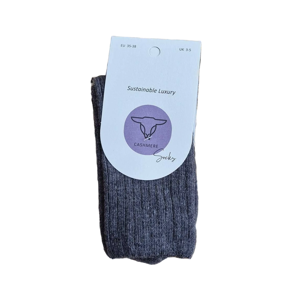 Cashmere Sokken Grey