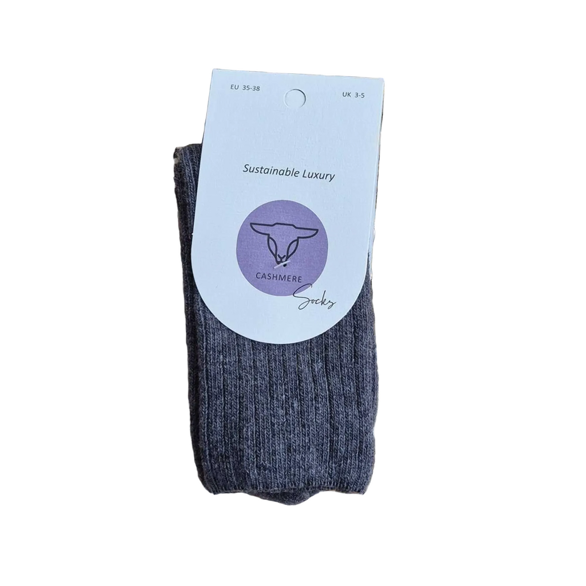 Cashmere Sokken Grey