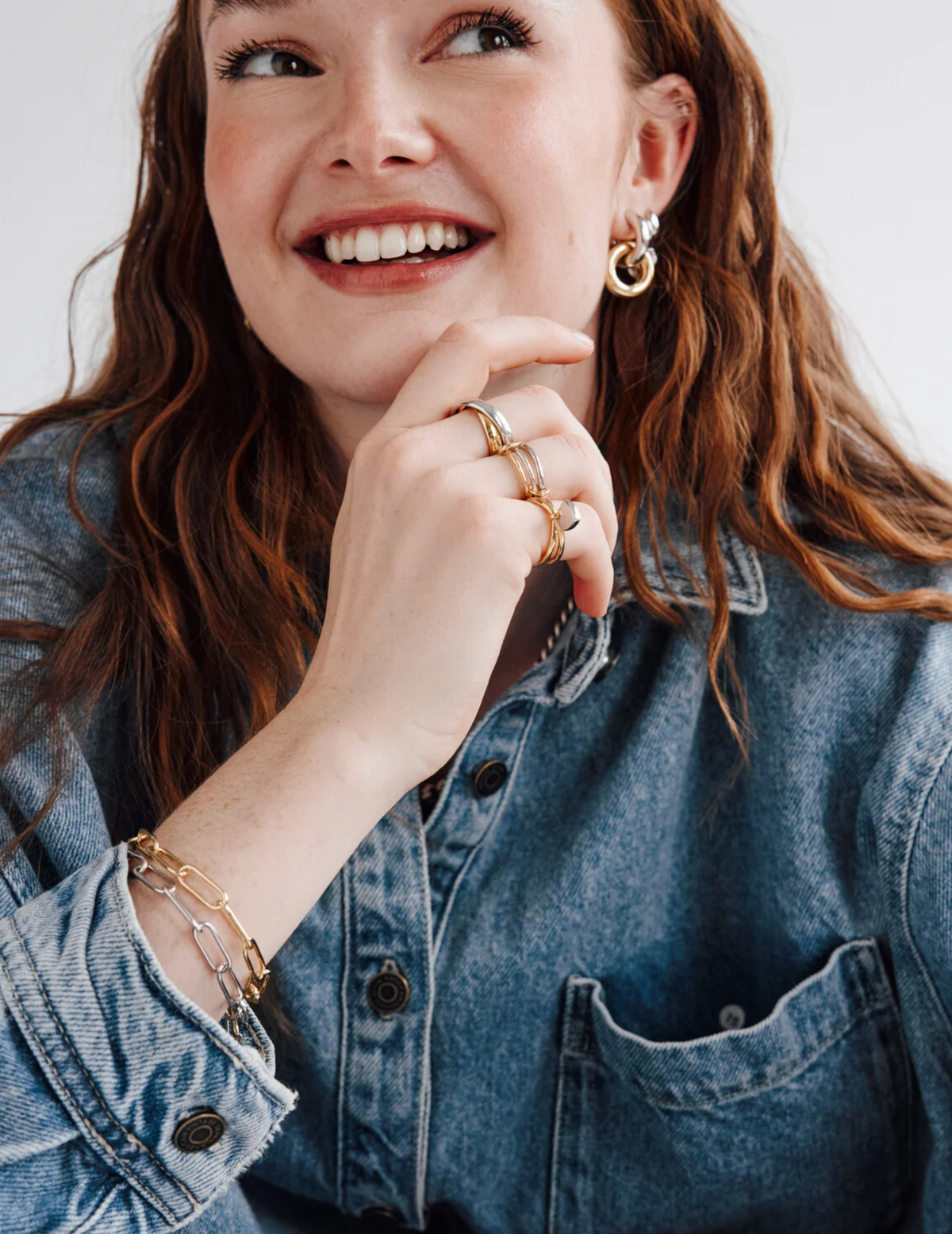 Claire Crossover Heart Ring
