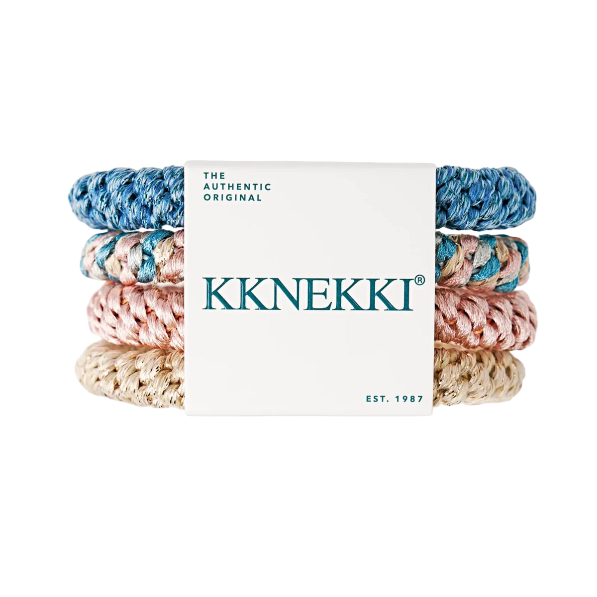 Kknekki Set/4 Blauw/Roze
