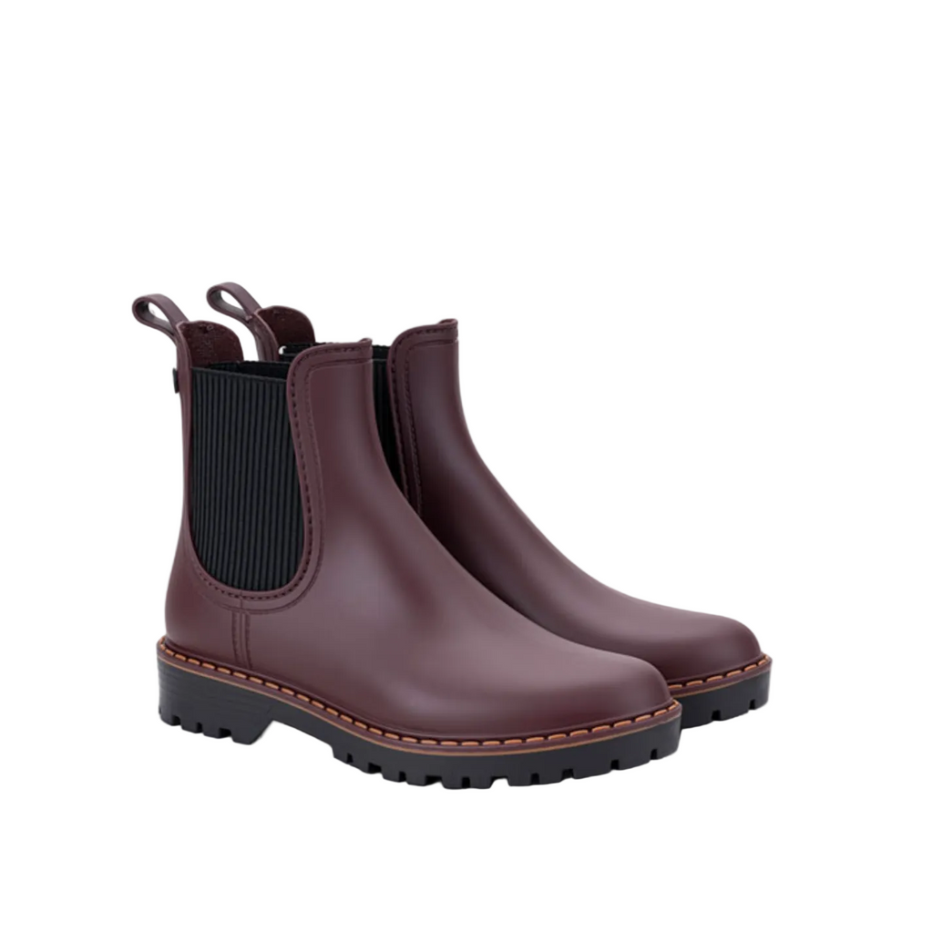 Track Tri Boots Burgundy