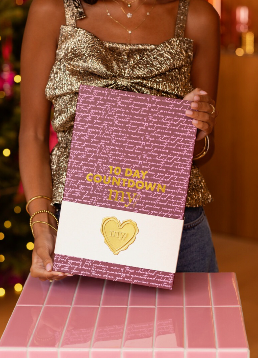 Adventskalender Luxe 10 Days of Treasures Goud