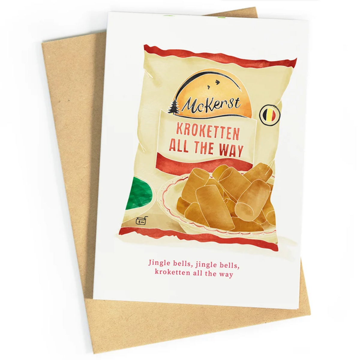 Kroketten Wenskaart