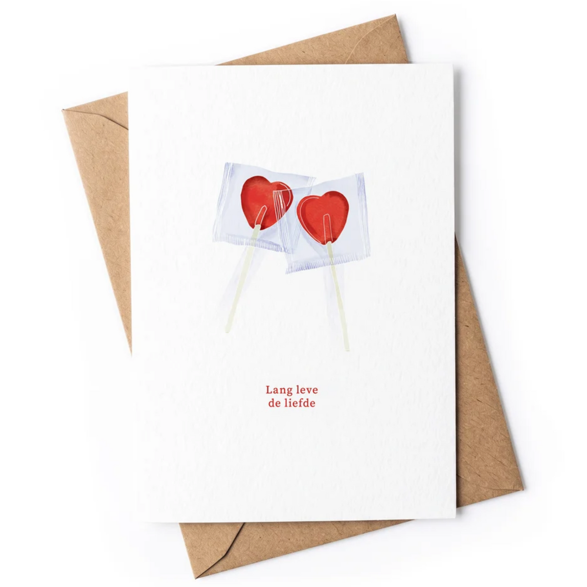Leve De Liefde Wenskaart