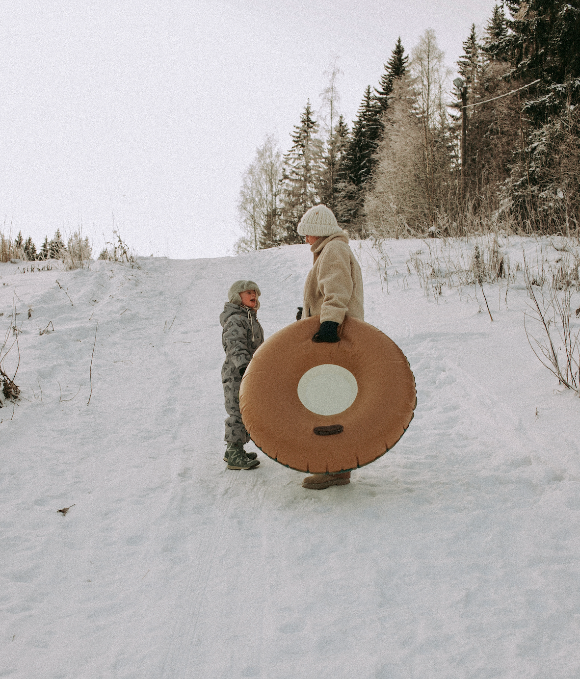 Alpine Winter Sneeuw Float Rose/Creme