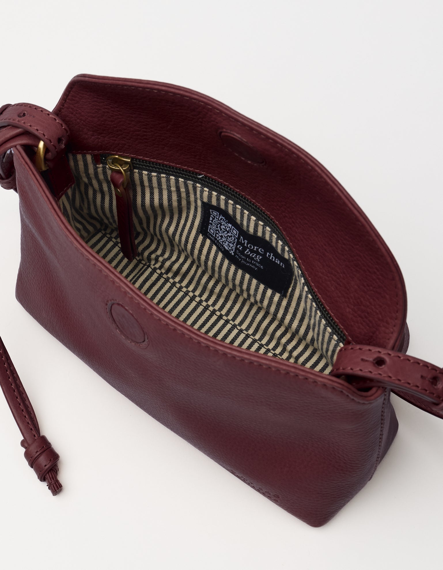 Sienna Mini Dark Cherry Soft Grain Leather