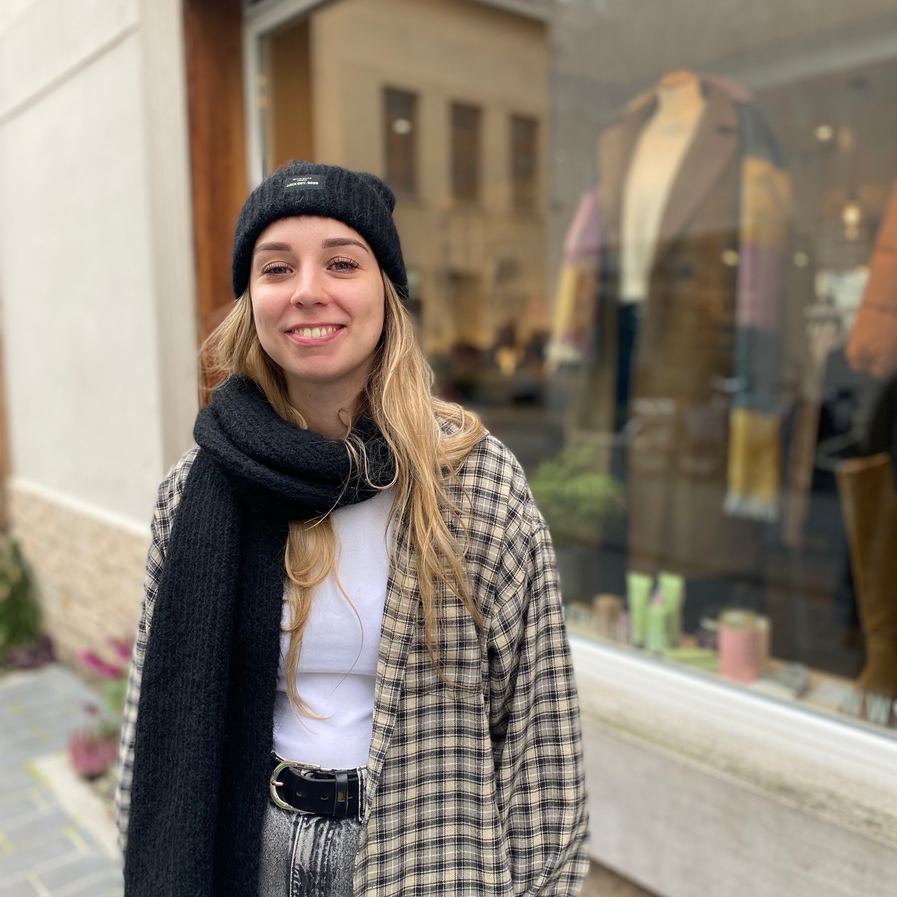 Muts en Sjaal Set Zwart