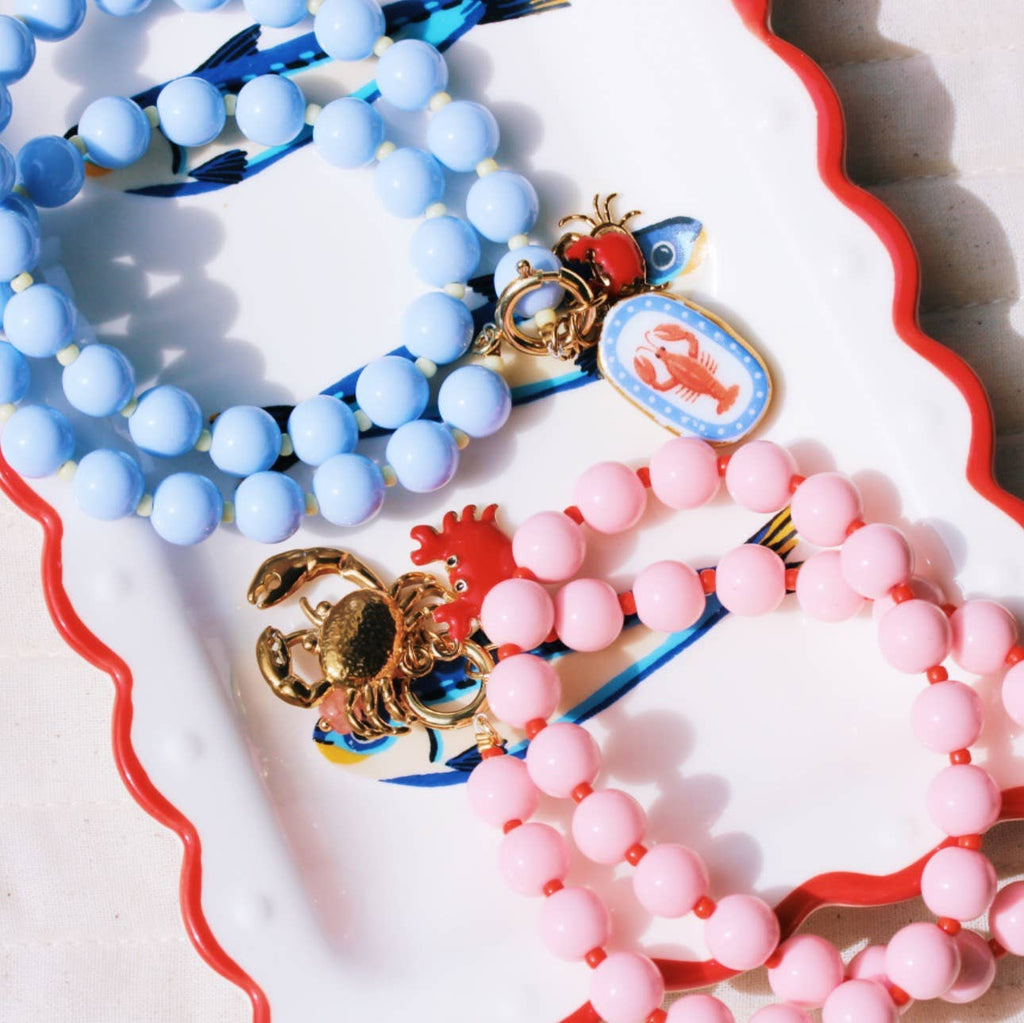 Krab Ketting Lichtroze