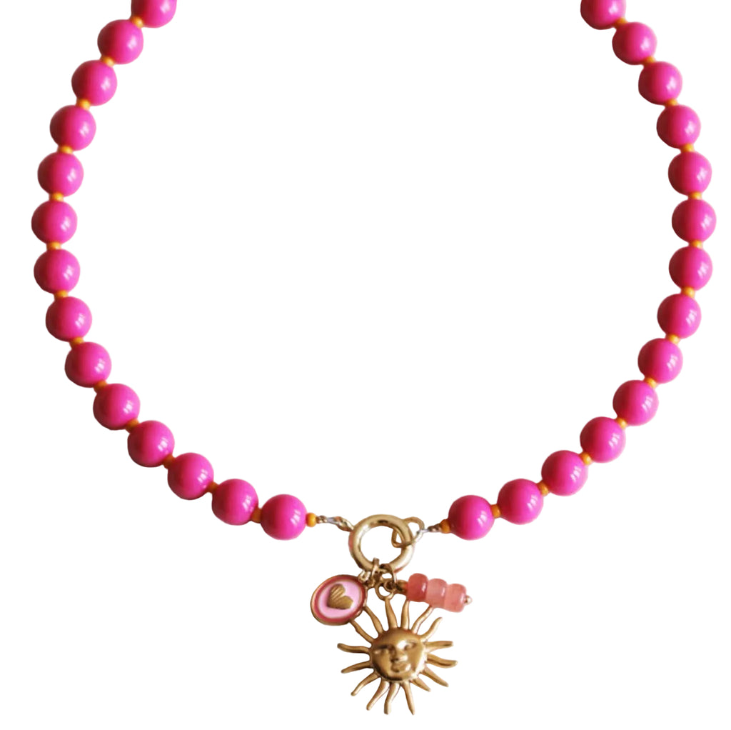 Zon Ketting Fuchsia