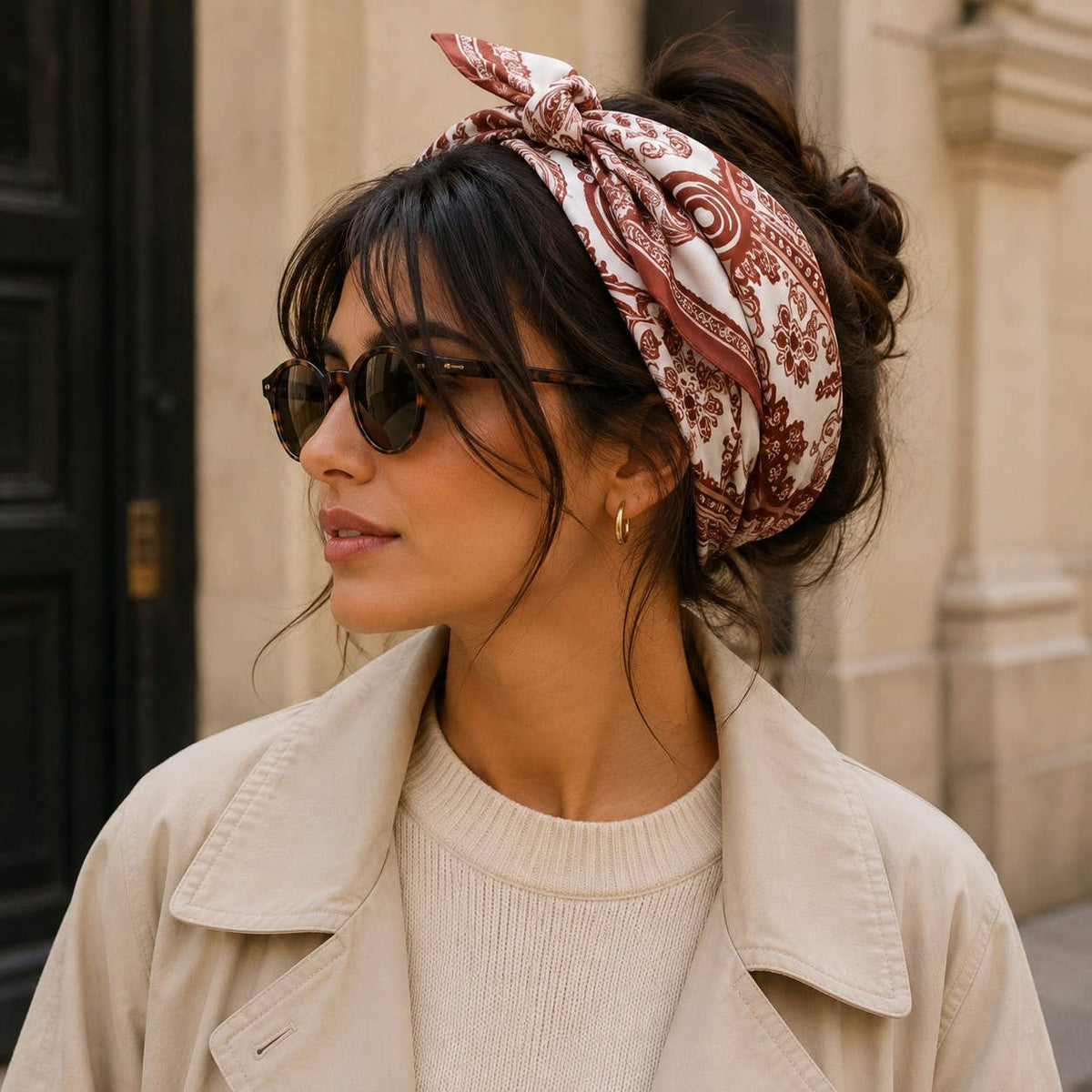 Paisley Sjaal Bordeaux