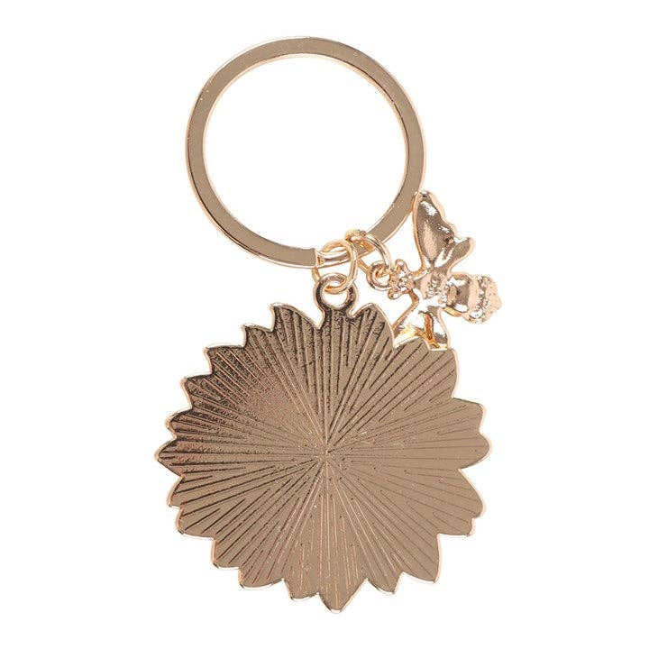 Zonnebloem Sleutelhanger