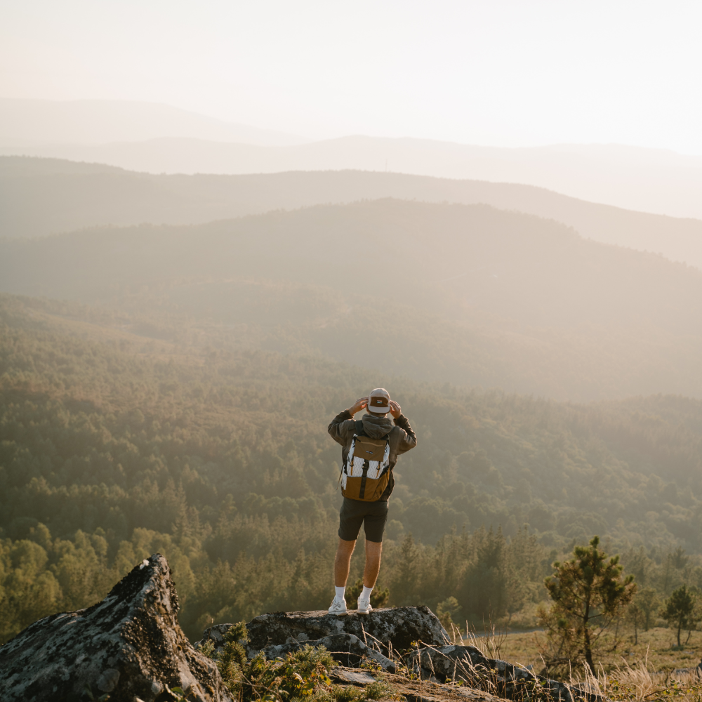 Seven Peaks rugzak in bruin