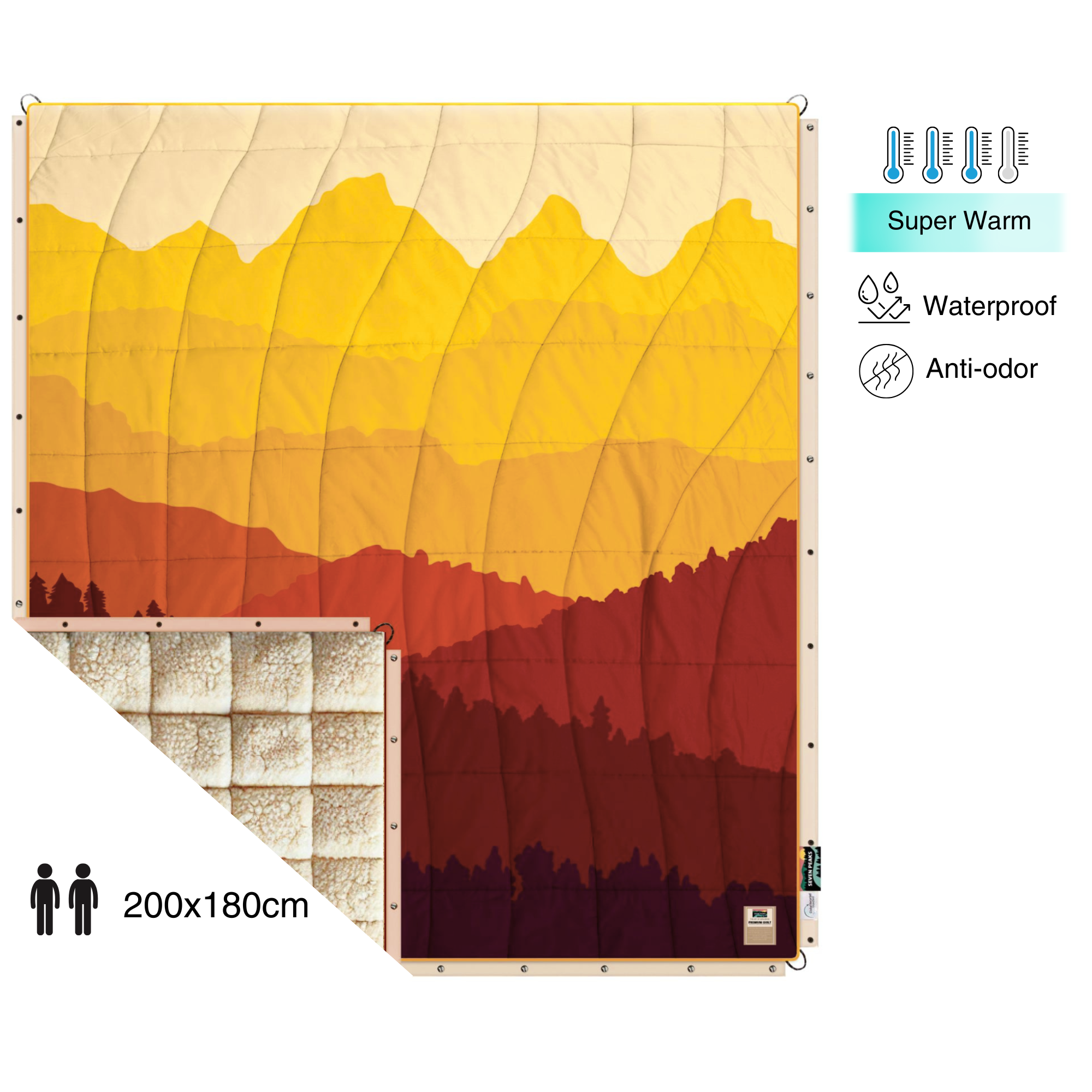 Camper Deken Picos de Europa