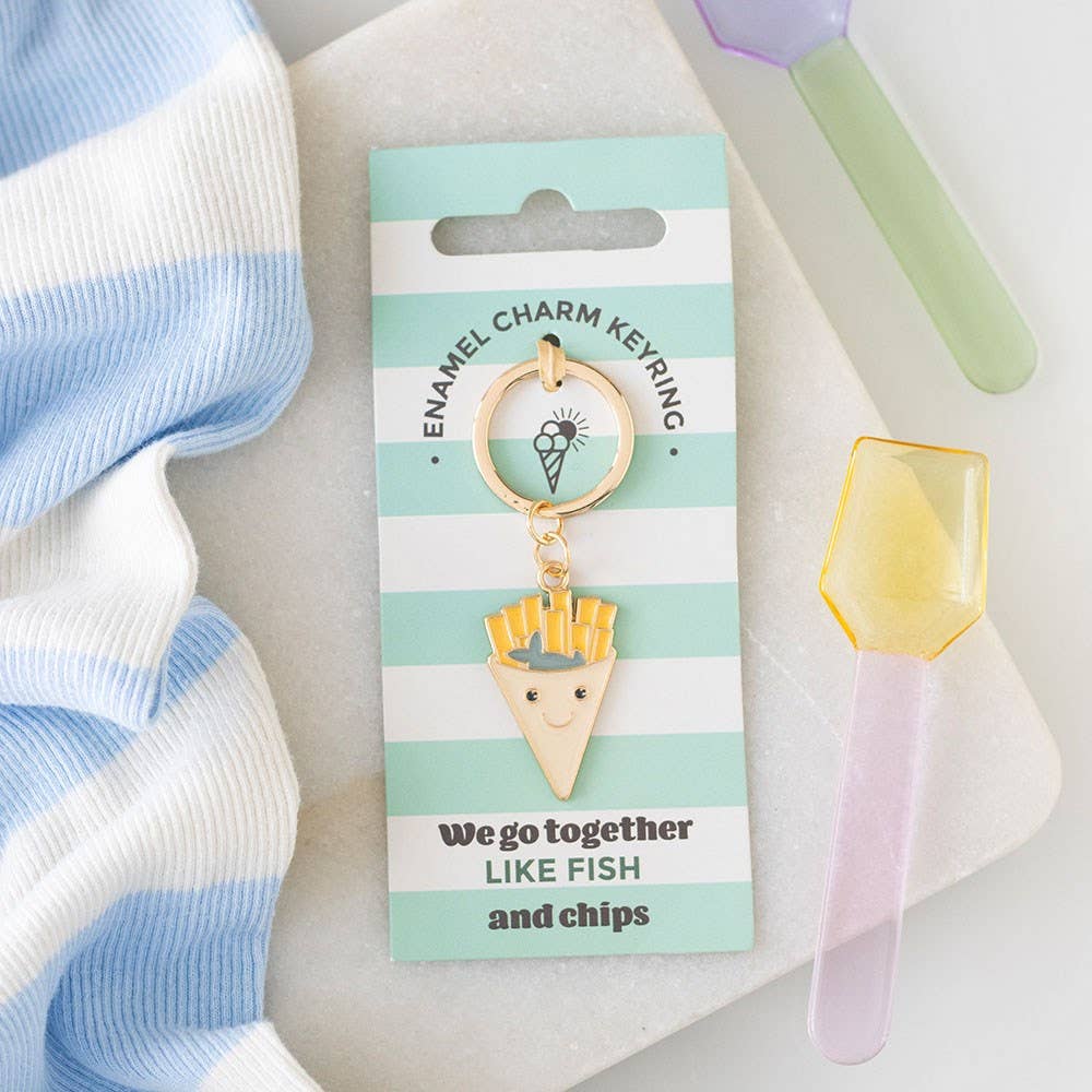 Fish&Chips Sleutelhanger