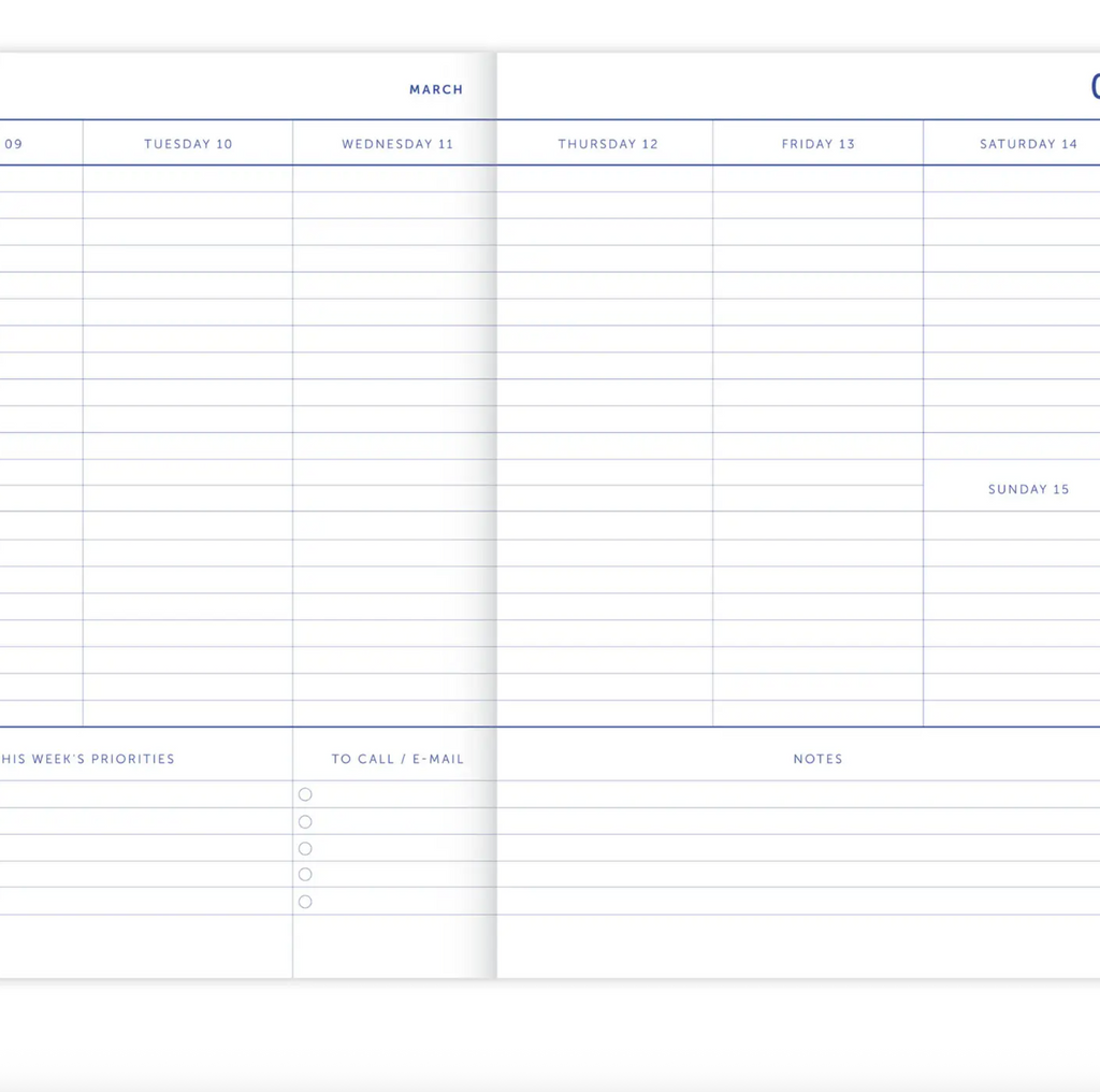 Schoolagenda Flower Red 25/26