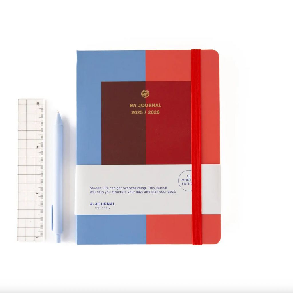 Schoolagenda 18m. Lavendel/Koraal 25/26