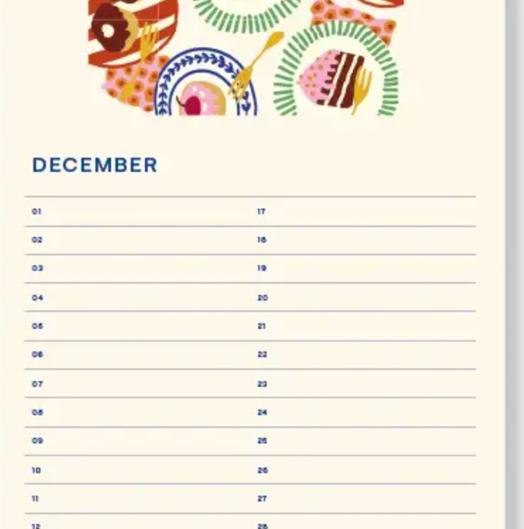 Verjaardagskalender Sun Pink