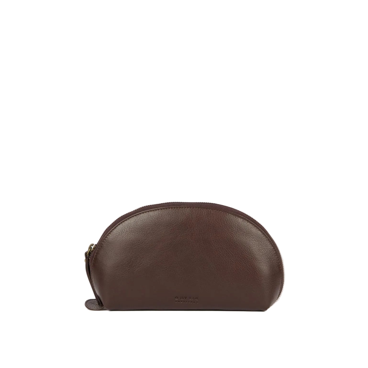 Make Up Case Chocolate Soft Grain Leather