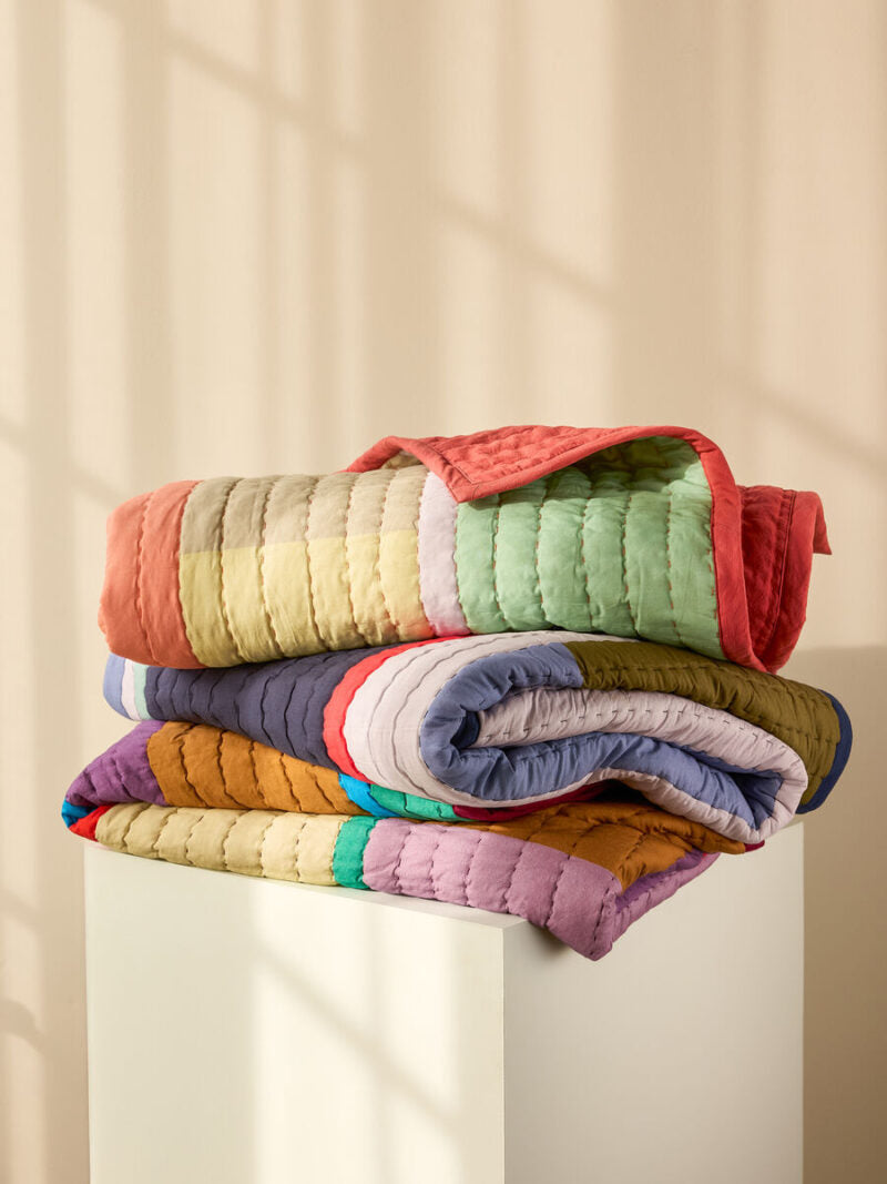 Pavilion Plaid Coral