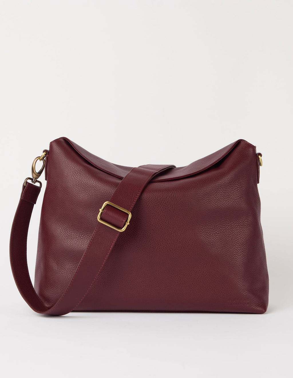 Sienna Dark Cherry Soft Grain Leather