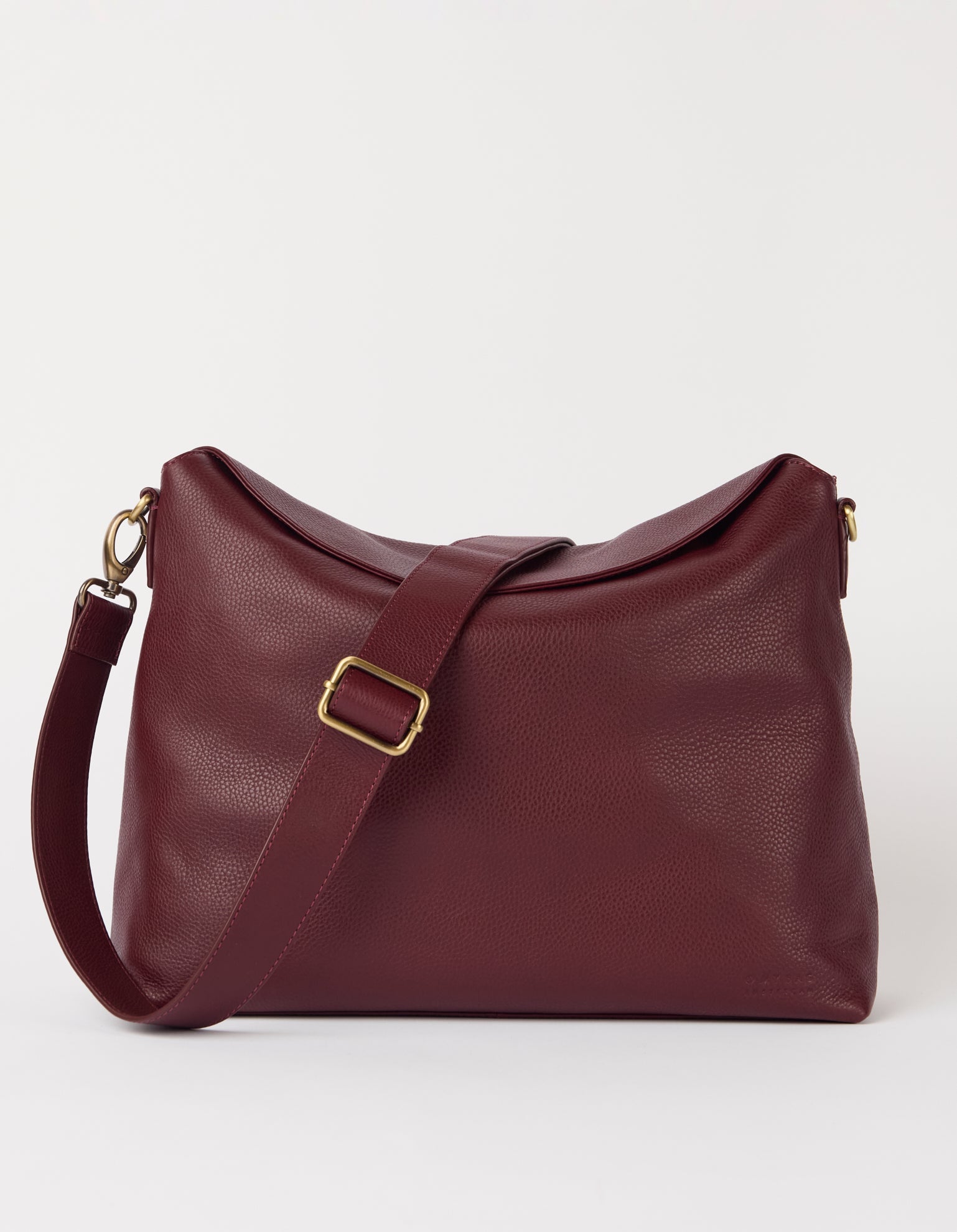 Sienna Dark Cherry Soft Grain Leather