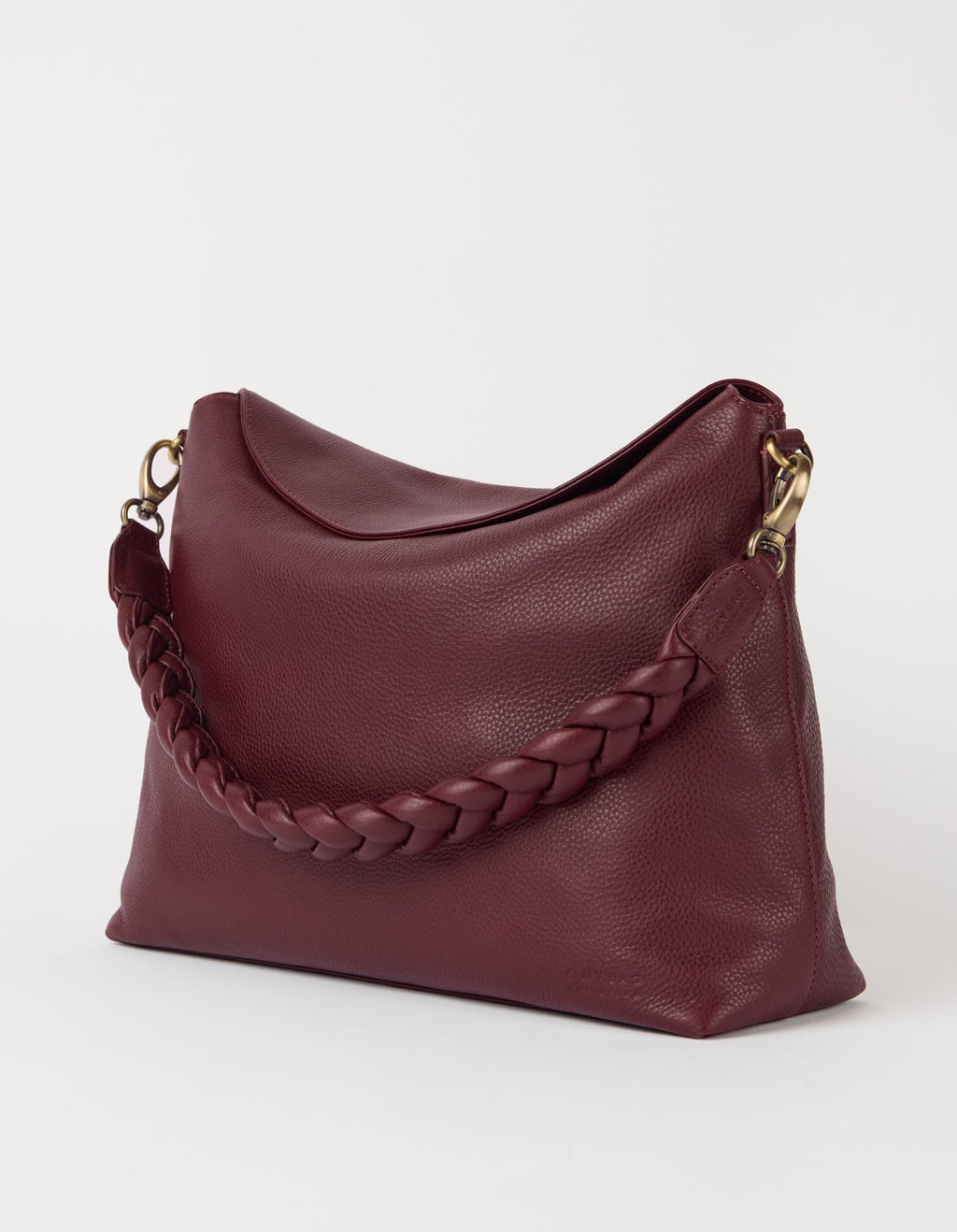 Sienna Dark Cherry Soft Grain Leather