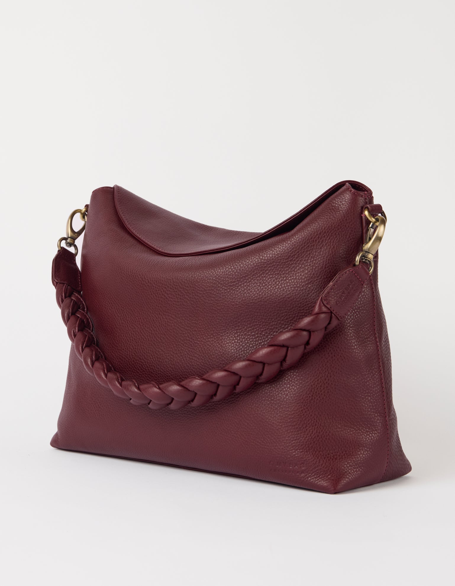 Sienna Dark Cherry Soft Grain Leather