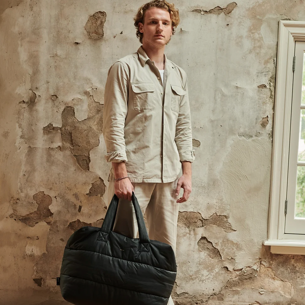 Camill Puffy Weekendtas Black