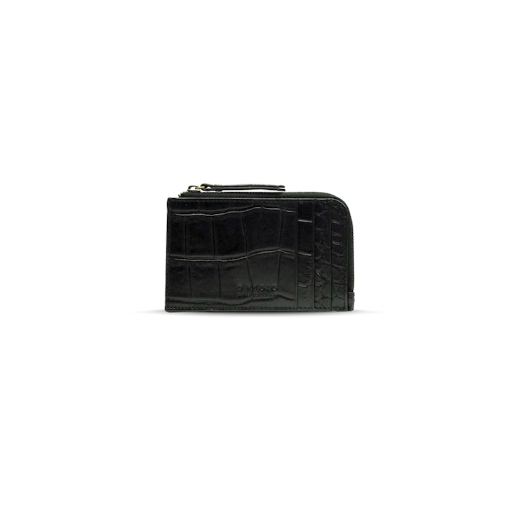 Lola Coin Purse Black Croco