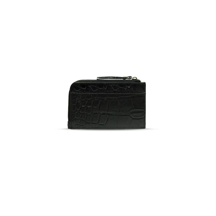 Lola Coin Purse Black Croco
