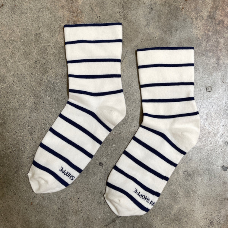 Wally Socks Breton Stripe