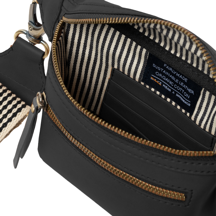 Beck's Bum Bag Black Apple Leather