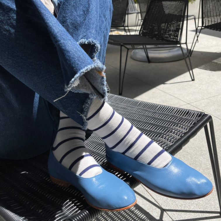 Wally Socks Breton Stripe