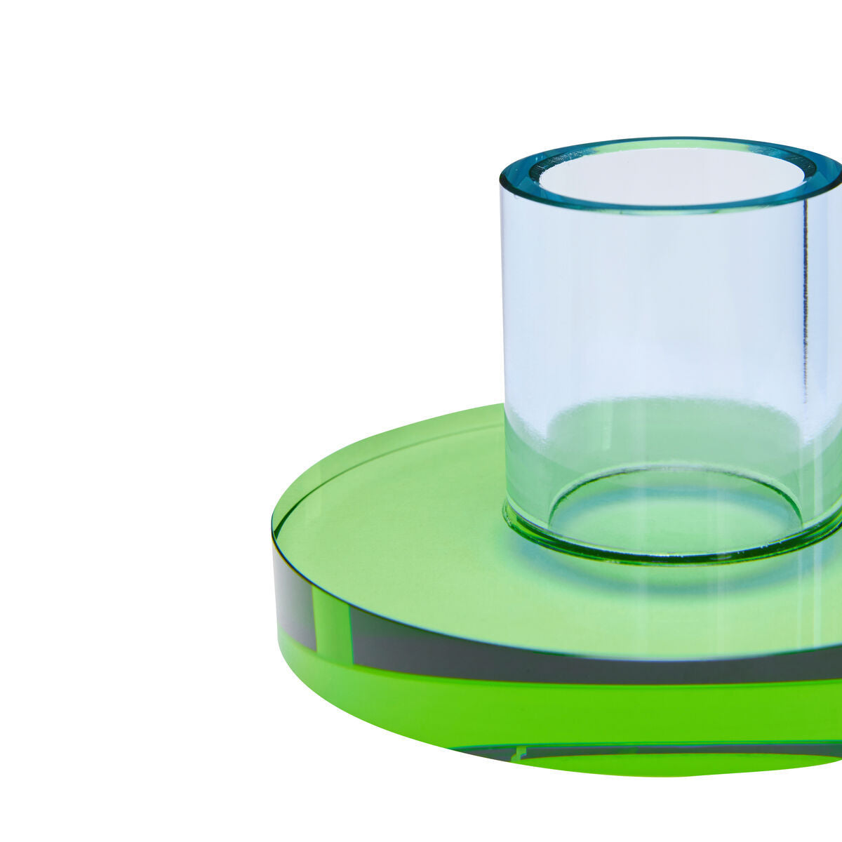 Astro Candleholder Small Blue/Green