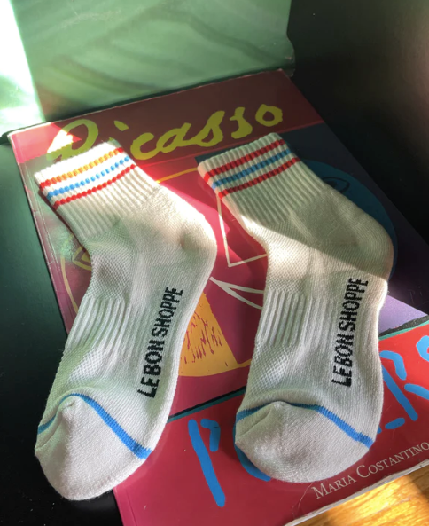 Girlfriend Socks Leche