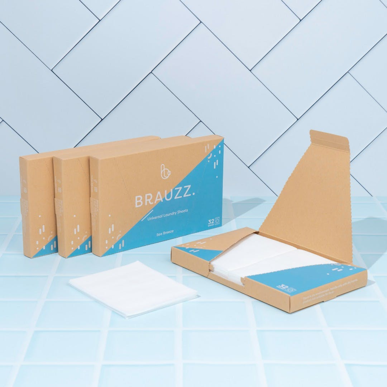Brauzz Laundry Sheets Sea Breeze